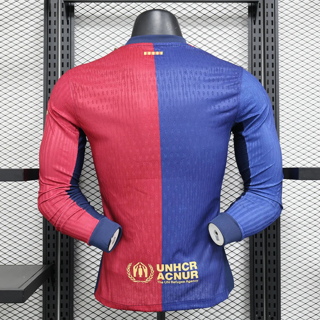 2024/2025 Barcelona Home Kit Long Sleeve