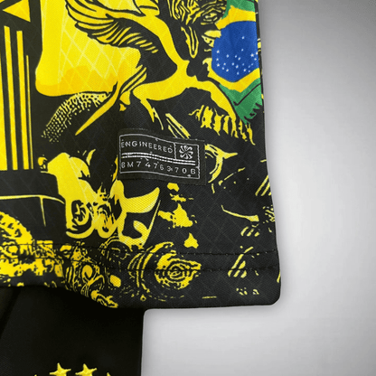 Brazil "Jesus" Premium Kids Size Yellow Kit