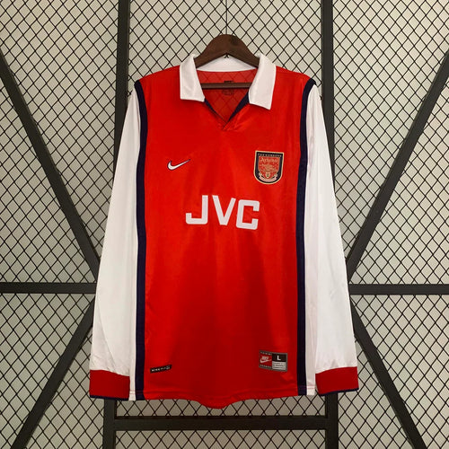 1998-1999 Retro Arsenal Home Jersey Long Sleeve