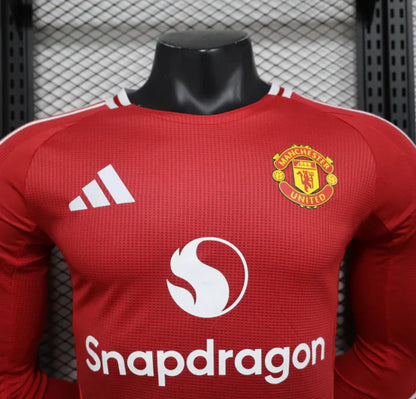 Machester United 2024/2025 Home Kit Long Sleeve