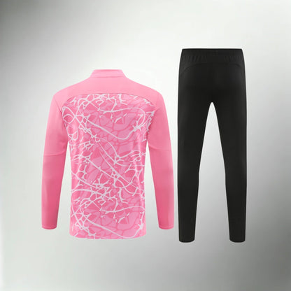 Manchester City Black and Pink Tracksuit