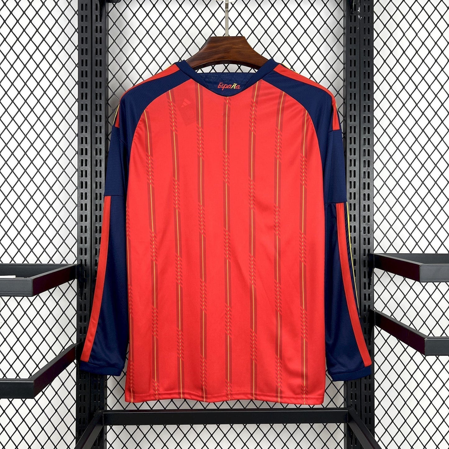 2026 Spain Home World Cup Kit Long Sleeve Fan Version