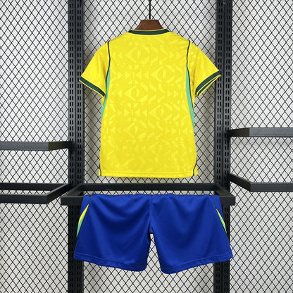 2026 Brazil Home World Cup Kit Kids Size