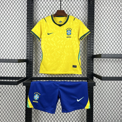 2026 Brazil Home World Cup Kit Kids Size