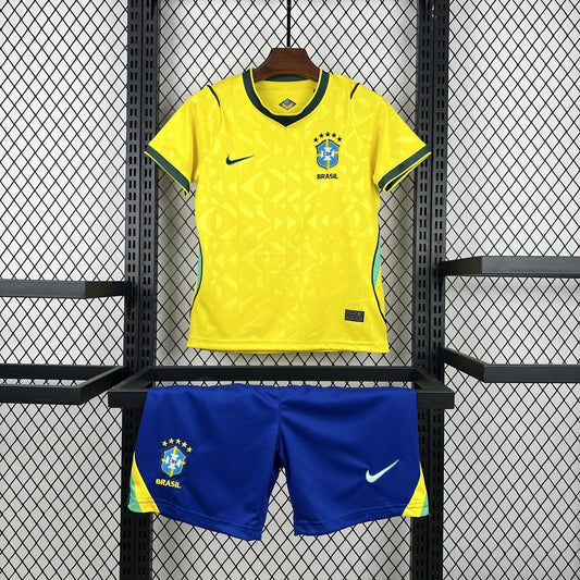 2026 Brazil Home World Cup Kit Kids Size
