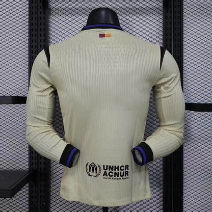 2025-2026 Barcelona Away Kit Long Sleeve