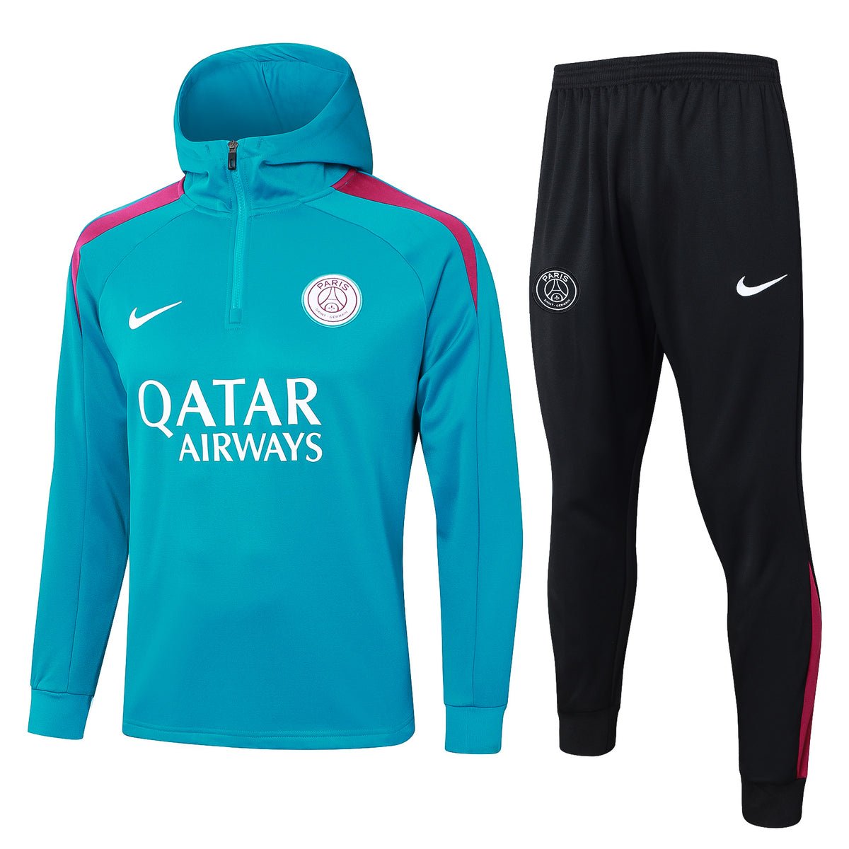 PSG Turqoise and Black Premium Tracksuit