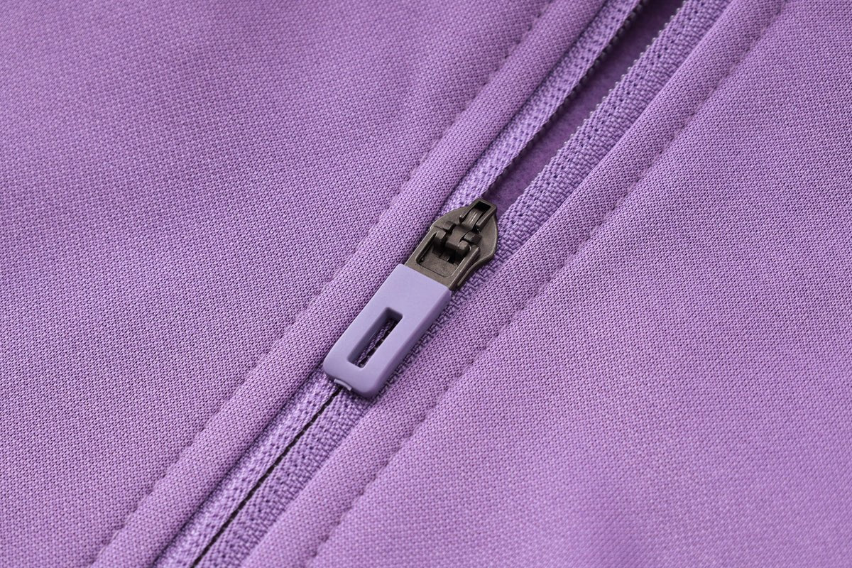 Real Madrid Purple and White Premium Tracksuit